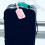1Pièces Tag Bagage Rose En PU Ajustable 5