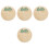 4Pièces Plaques Annonce Vertes En Bois Durable Bébé 4