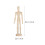 4 Pcs DIY Jointed Puppet Wooden Ornaments 11
