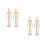 4 Pcs DIY Jointed Puppet Wooden Ornaments 5