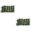 2Boxes Miniature Landscaping Shrub Models Dark Green DIY Garden Decor 6