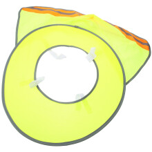 4Pcs Yellow Hard Hat Neck Shade with Reflective Band Outdoor Sun Visor