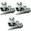 30 Pcs Wood Panda Hand Painted Nesting Dolls Set 3