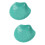 2Pcs Shell Shaped Ceramic Food Serving Bowl in Green for Gatherings 7