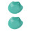 2Pcs Shell Shaped Ceramic Food Serving Bowl in Green for Gatherings 5