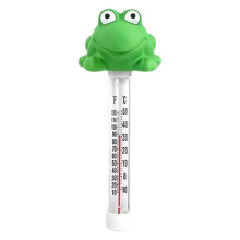 Cute Frog Pool Thermometer with Large Digit Display, Floating Spa and Hot Tub Temperature Gauge