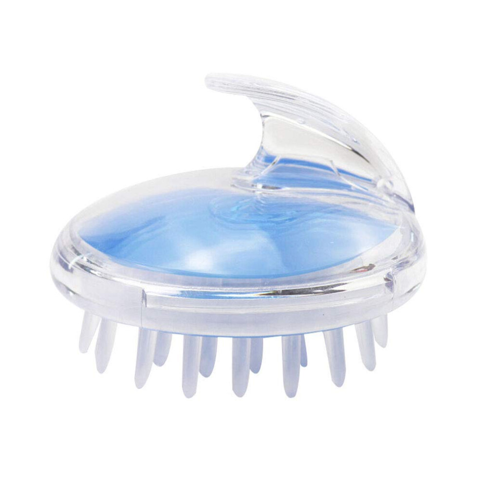 Unisex Blue Scalp Massager Shampoo Brush With Ultrasoft Bristles And Ergonomic Grip For Wet And Dry Hair