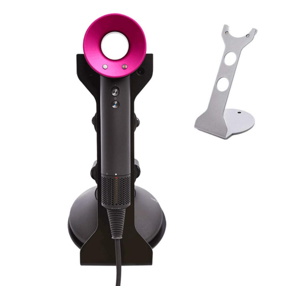 Stand with Magnetic Docking, 3 in 1 Aluminum Holder for Dyson Supersonic Hair Dryer and Attachments