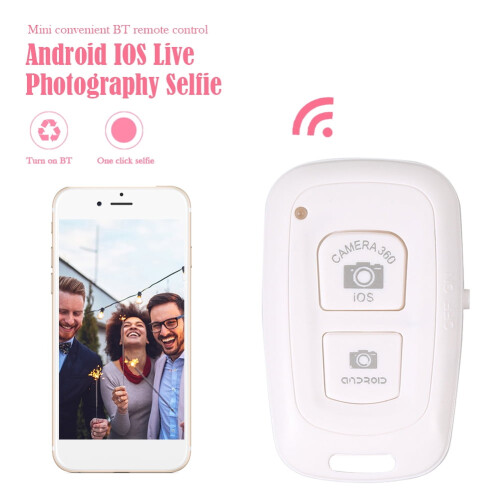 jixopn Wireless Phone Selfie Photo Controller Camera Shutter Release Button Adapter 2