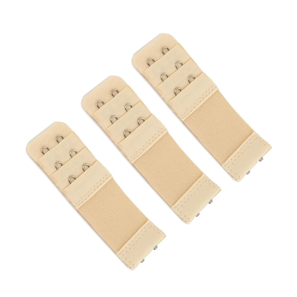 More of Me to Love Stretch Elastic Bra Extender, 2-Hook, Beige (3-Pack)-image-OPC-PQX2BV6-NEW