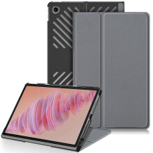 Protective Stand for compatible with Lenovo Tab Plus 11.5 inch TB351FU with Heat Dissipation in Leather Grey