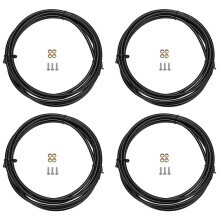 4X BH90 Bike Brake Hose Hydraulic Disc Brake Tube 2.5M Connector Insert Olive Set