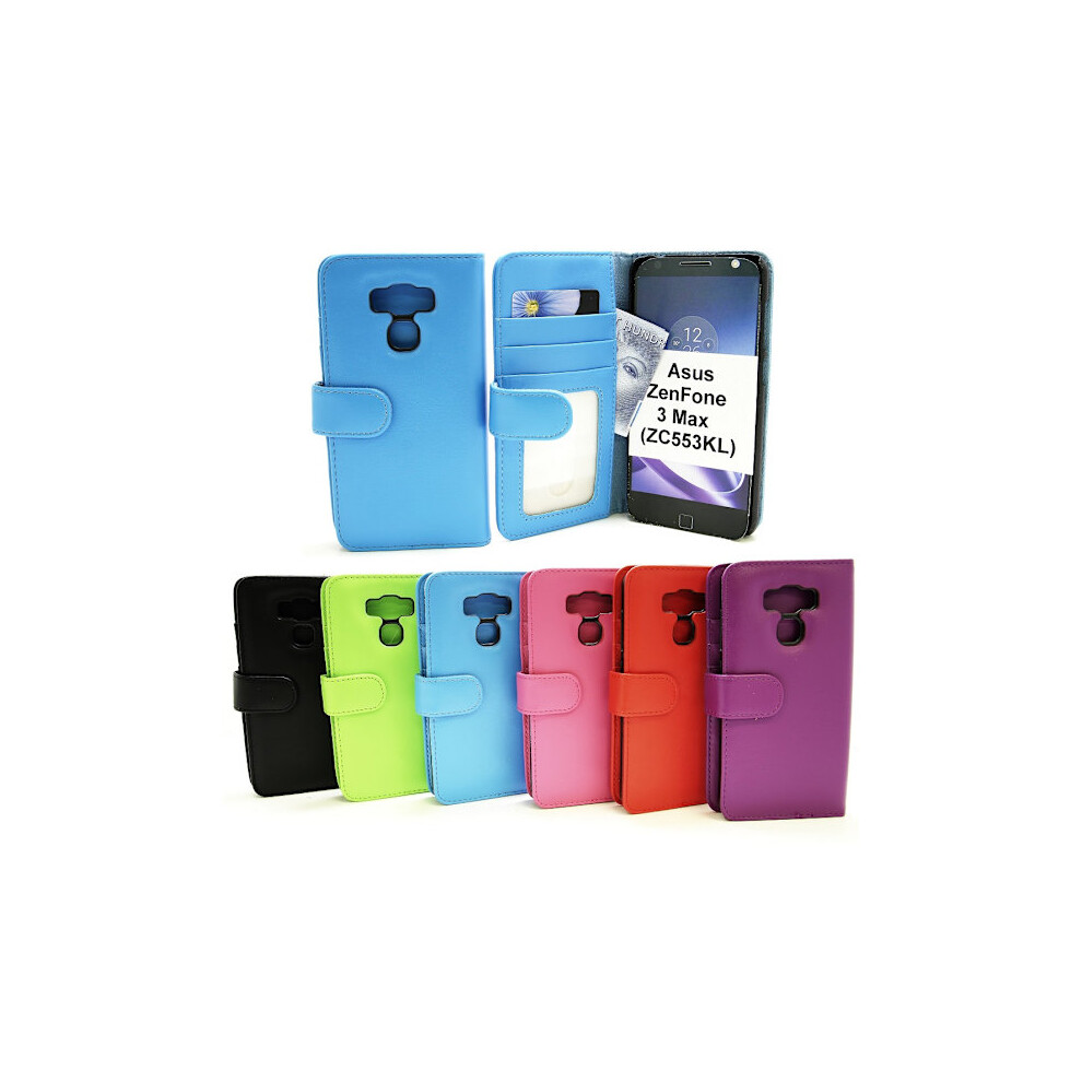 Wallet Case Compatible With Asus Zenfone 3 Max (Zc553kl) Hotpink 9322103559447