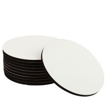 10 Pcs Sublimation Coaster Thermal Transfer Cup Mats Safemend The Kitchen Cork Coaster Home Cup Placemat Round Coasters
