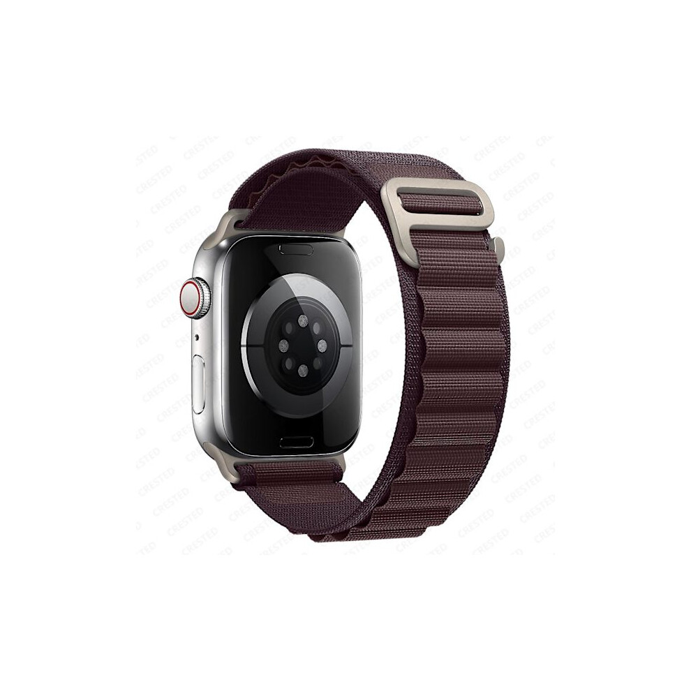 Alpine Loop Band Compatible With Apple Watch 49Mm 44Mm 40Mm 45Mm 41Mm 38Mm, Iwatch Ultra Series 7 6 3 8, Wine 9322103559386