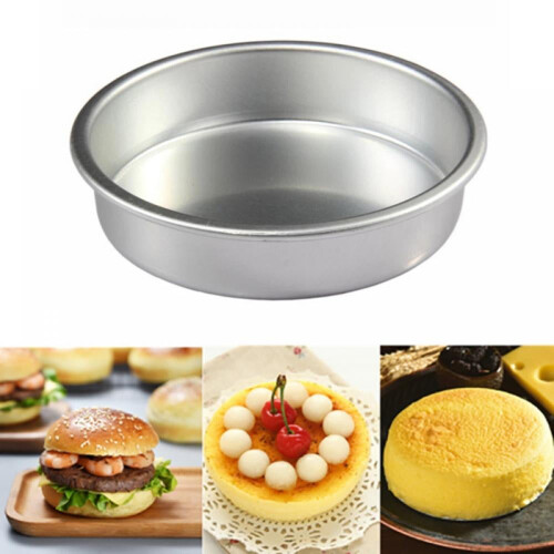 3-pakning aluminium 4" rund brødform/kageform/bageform/bageplade/køkken 2