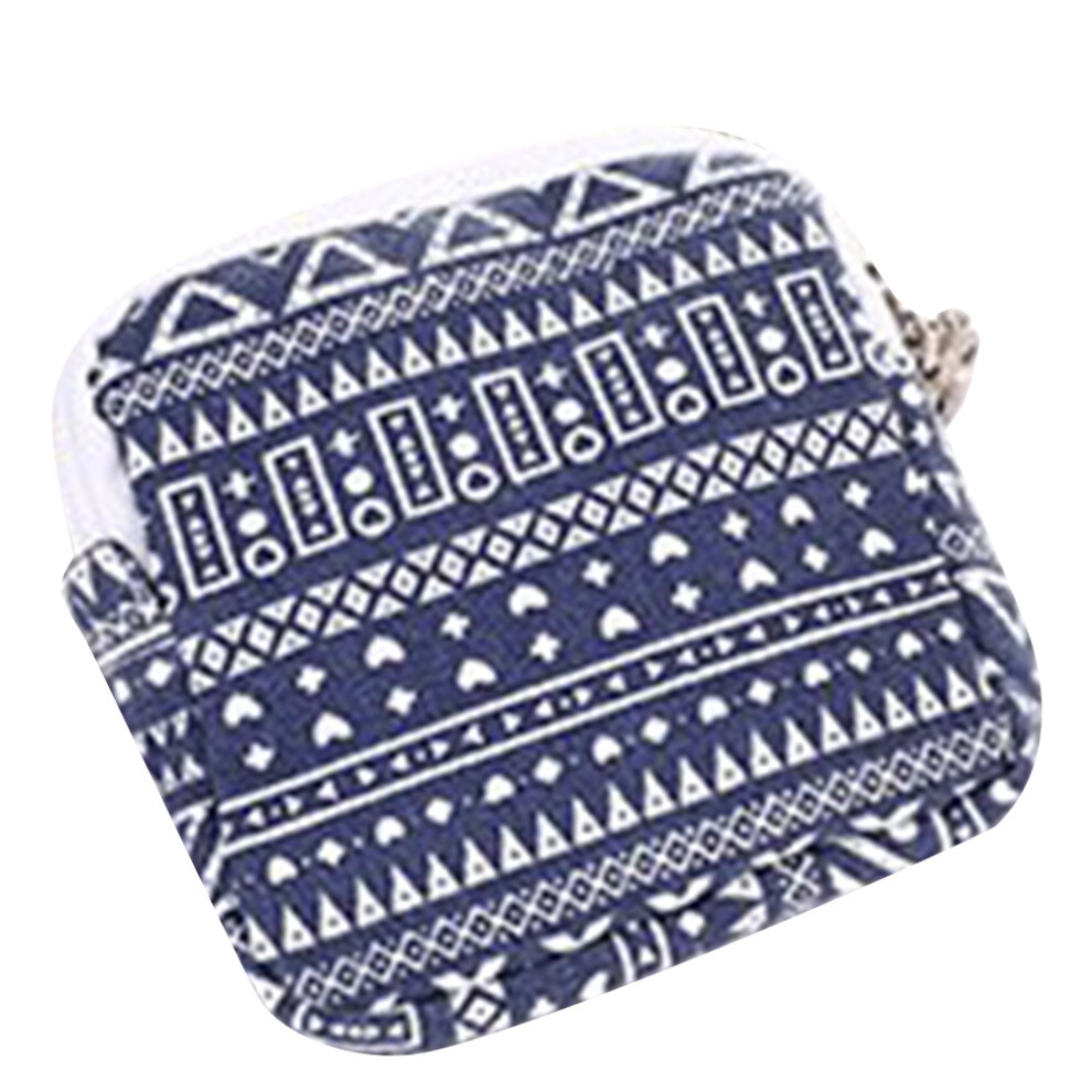 Zipper Pouch For Women Cotton Cosmetic Bag Cute Appearance Compact Storage Organizer Lightweight Travel Makeup Case With Zip Closure Suitable For