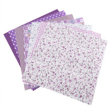 Quilting Fabric Squares Bundle Different Patterns Printed Cotton Craft Hobby Fabric Handmade Cloths for Arts Sewing Patchwork DIY Scrapbooking