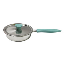 Nonstick Frying Pan with Lid, Multipurpose Soup Pot & Sauce Pan, Easy Clean Wok, Blue Compatible with Kitchen Restaurant