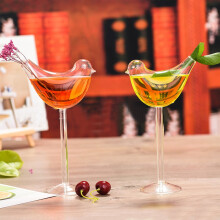 Cocktailglas 150 ml, Weinglas in Vogelform, einzigartige Champagner-Coupe, Martini-Kelch, Klarglas für die Hausbar (1 Stück)