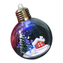 Ornaments Clear Christmas Ornaments with Led and Suitable Party Decorations for Christmas Balls Ball Lights Decoration Decoration & Hangs