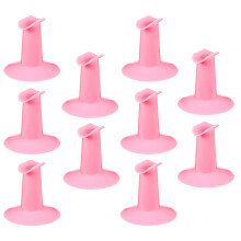 Nail Art Finger Rest Set, Stable Comfortable Manicure Finger Support, 10pcs U Shaped ABS Holder