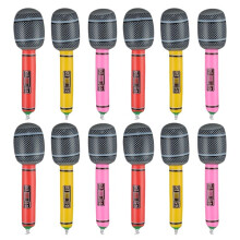 12 stuks opblaasbare microfoons 35 cm x 35 cm
