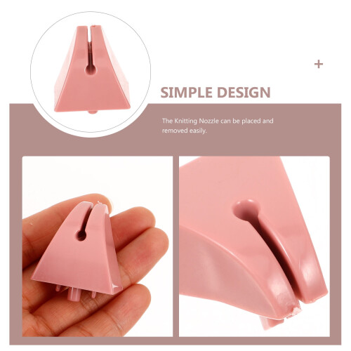 Tools Crafts Crafting Gadgets Plastic Knitting Machine Adapter Wool Guide Loom Appendix 1