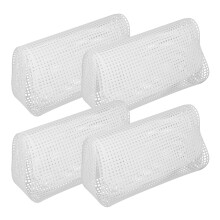 4 stuks tas met vast gaas, kruissteekmatjes, plastic vel, handborduurbenodigdheden, vulstukjes, naaicanvas