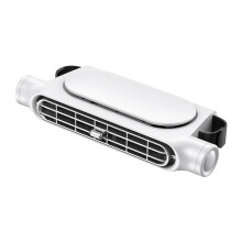 Leodye2024Nieuwe autoventilator voor de achterbank met USB-aansluiting, 3 snelheden, ventilator voor de achterbank zonder bladveren