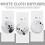 Lot de 2 réflecteurs photo pour éclairage studio et extérieur - Blanc 2