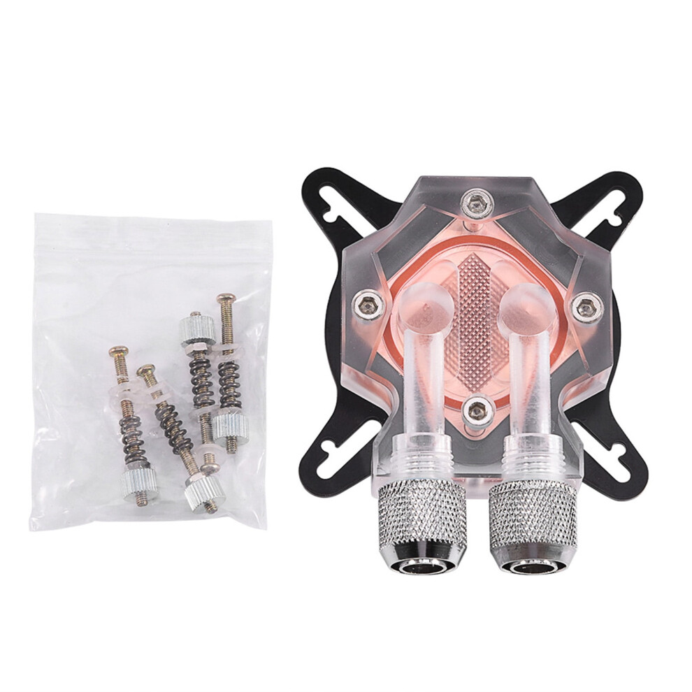 Kste Computer Gpu Cooling Water Block Cooler Kit Copper Base For Graphics Processing Unit Red 9173940049284