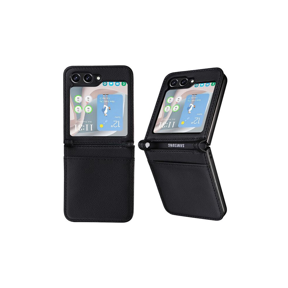 Skalo Compatible With Samsung Z Flip6 Ultra-Thin Skin-Touch Fold Cover - Black 9173940050150