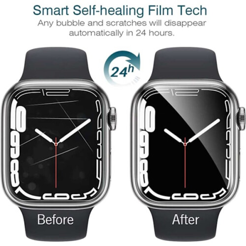 3-pack compatible with Apple Watchwith Apple Watch 4/5/6/SE 44mm Screen Protector Full Coverage Transparent 2