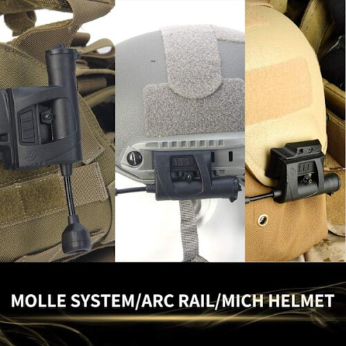 Στρατιωτικό φως κράνους Airsoft Tactical με τέσσερις λειτουργίες, εργαλείο φωτισμού, 2