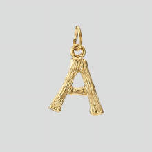 eManco Collana con iniziale in acciaio inossidabile, catena a maglie, accessori con lettere a cuore, collana fai da te con lettere irregolari