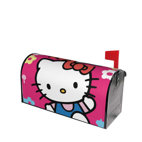Χαριτωμένο Hello Kitty, κουτί αλληλογραφίας με κινούμενα σχέδια, κάλυμμα κουτιού 2