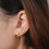 Σετ σκουλαρίκια Cterwk8Pairs με επίπεδη πλάτη 8mm10mm12mm14mm Υποαλλεργικά σκουλαρίκια 3