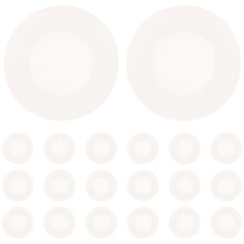 40 unidades de canudos de vidro com tampa de silicone para bambu e madeira, ideais para shots e potes de conserva. Acessórios de cozinha com