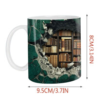 Jacenvly Weihnachtsdekorationen für drinnen, passend zum Bücherregalbecher im nordischen Stil, Zahnbürstenbecher für Paare, hochwertiges Design,
