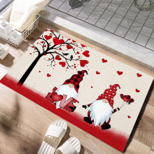 Ympuoqn Valentinstag-Teppich, Wohnzimmer-/Schlafzimmer-Fußmatte, Festtags-Bodenmatte, Geschenkmatte
