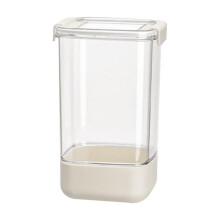 Recipientes herméticos para armazenamento de alimentos com tampas, potes de plástico transparente para despensa de cozinha, potes para alimentos
