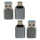 4 kpl USB-C - USB-sovitin OTG-sovitin USB3.0 - USB Type-C -muunnin 1
