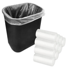 Clear2Gallon vuilniszakken (500 stuks) ongeparfumeerd voor badkamer, prullenbak, prullenbak op kantoor en hondenpoep – bulkverpakking voor
