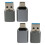 4 kpl USB-C - USB-sovitin OTG-sovitin USB3.0 - USB Type-C -muunnin 2
