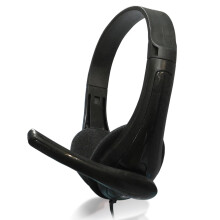 Pontos USB vezetékes fejhallgató zajszűrős mikrofonnal, tiszta hangzású HiFi hangzással, tökéletes telefonáláshoz és PC-s játékokhoz