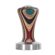 Coffee Bean Tamper High Durability Rust-proof Stainless Steel Espresso Hand Tamper Flat Base Coffee Bean Press Kitchen Tool