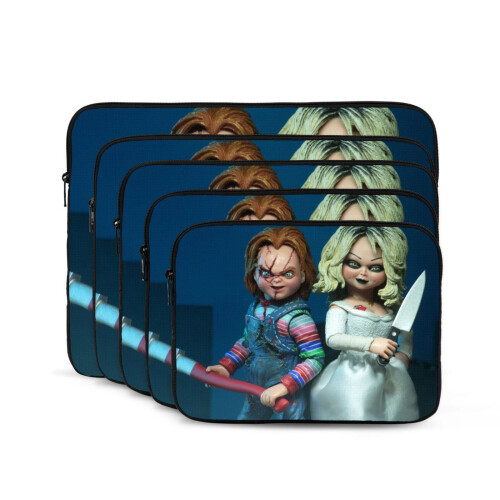 Capa para Notebook "A Noiva de Chucky", Capa Protetora Antichoque com Bolso para Acessórios, Capa Estilo Pasta, 10 12 13 15 17 Polegadas 2