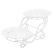 Guangmc2Tier Cupcake Dessert Display Stand for Hjemmebryllupsfest