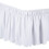 Couvre-lit élastique uni, couleur blanche, sans jupe de lit. 6